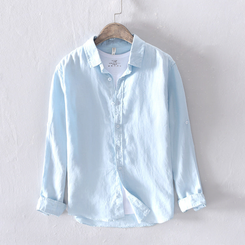 Casual Linen Long sleeved Shirt