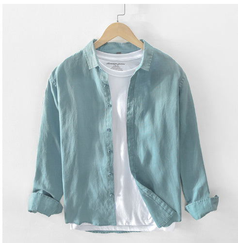 Casual Linen Long sleeved Shirt