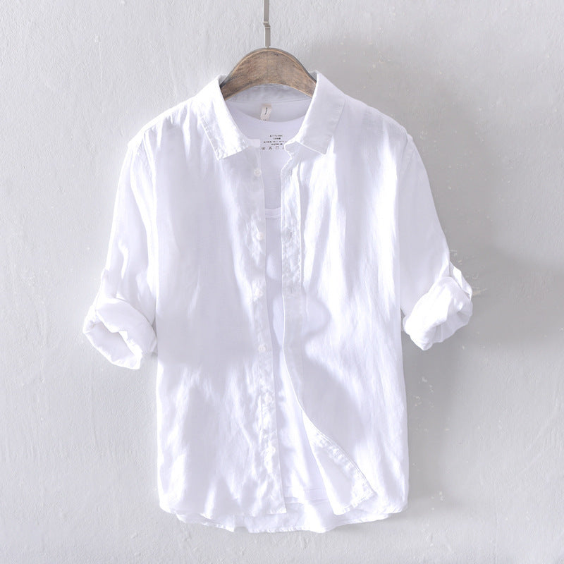 Casual Linen Long sleeved Shirt