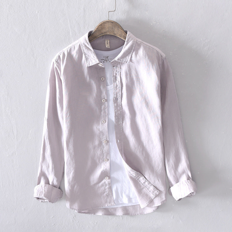 Casual Linen Long sleeved Shirt