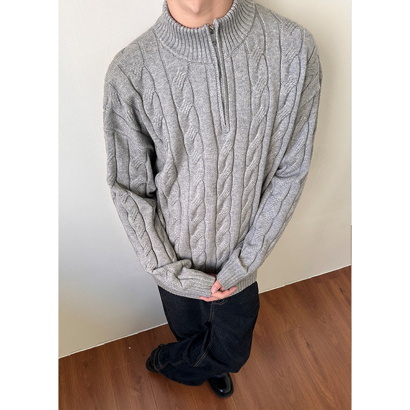 Old Money Half Zipper Sweater