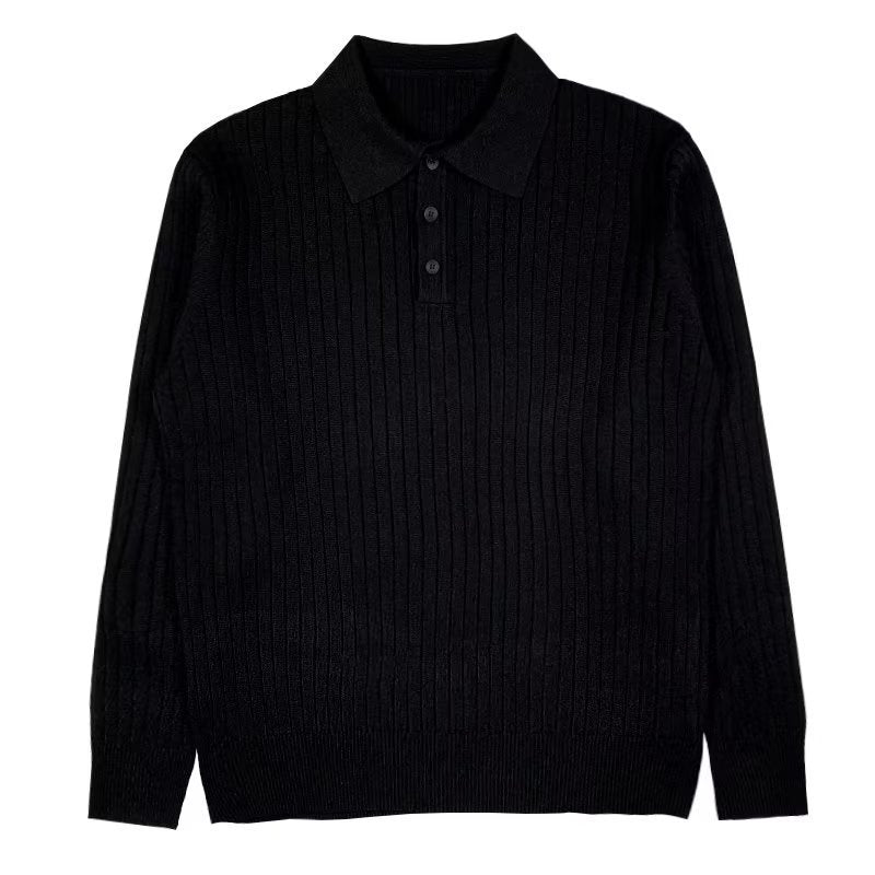 Polo Long Sleeve Knitted Sweater